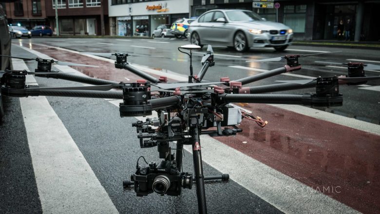 Drohnen Einsatz in der Kölner Innenstadt