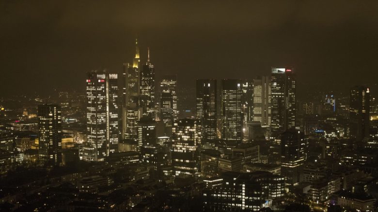 Frankfurt Stock footage aerial drone